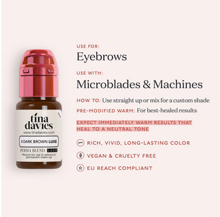 4 Dark Brown - Tina Davies LUXE  I ❤️ INK