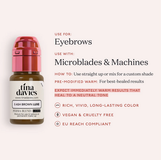 0 Ash brown - Tina davies LUXE  I ❤️ INK