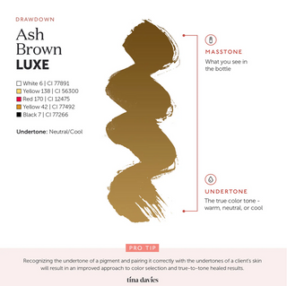 0 Ash brown - Tina davies LUXE  I ❤️ INK