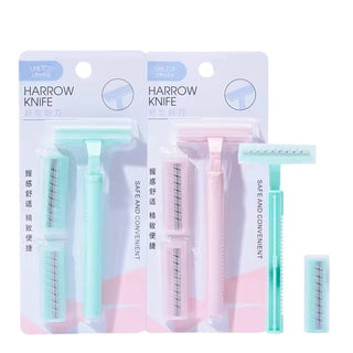 Afeitadora con doble hoja 2 en 1