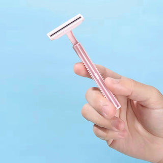 Afeitadora con doble hoja 2 en 1