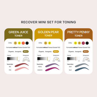 Correctores / Toner sin blanco