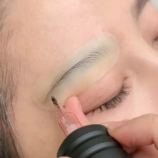 Pegatina de práctica para transferencia de cejas de imitación PMU POPU