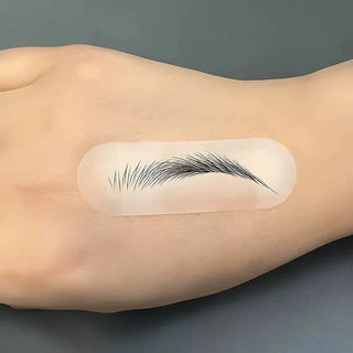Pegatina de práctica para transferencia de cejas de imitación PMU POPU