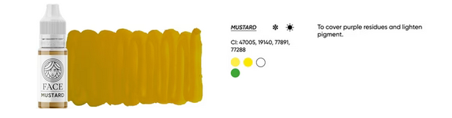 LINEA HIBRIDA CORRECTOR - MUSTARD