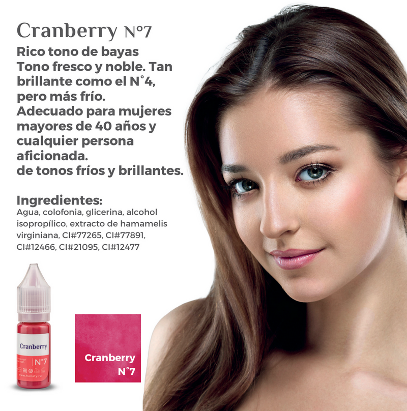 LINEA LABIOS -Nº7 CRANBERRY