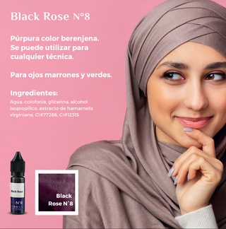 LINEA OJOS - Nº8 BLACK ROSE