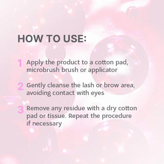 DuoClean: Limpiador profesional de pestañas y cejas