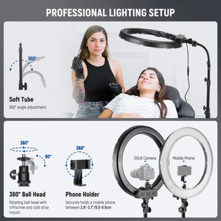NEEWER RL-18 Kit de Aro de Luz LED de 18”