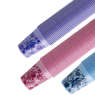 Vasos de plástico Floral - Monoart®