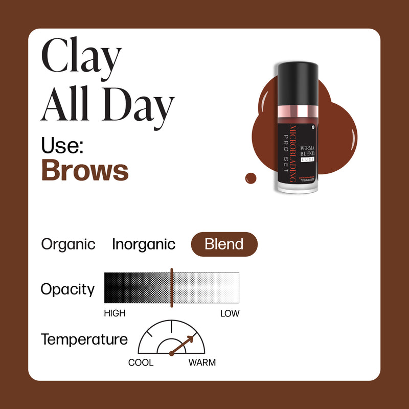 MICROBLADING PRO SET - CLAY ALL DAY 10 ML